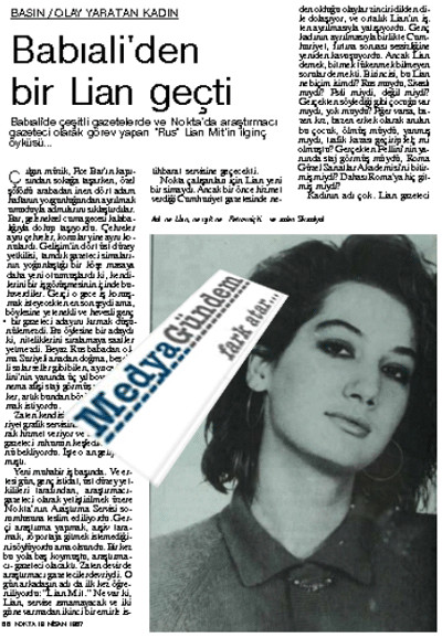 Babıali'den bir Lian Geçti